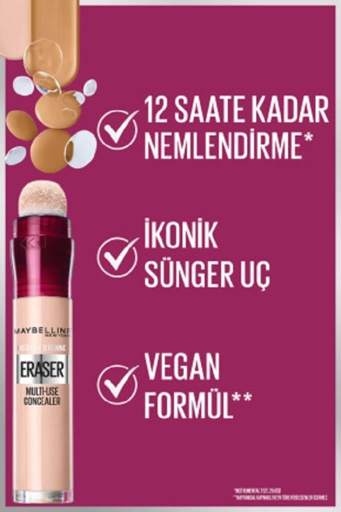 Maybelline New York Kapatıcı - Instant Age Eraser Concealer 07 Sand