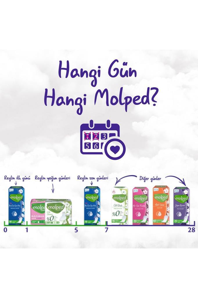 Molped Aktif Günler Günlük Ped 100 Lü