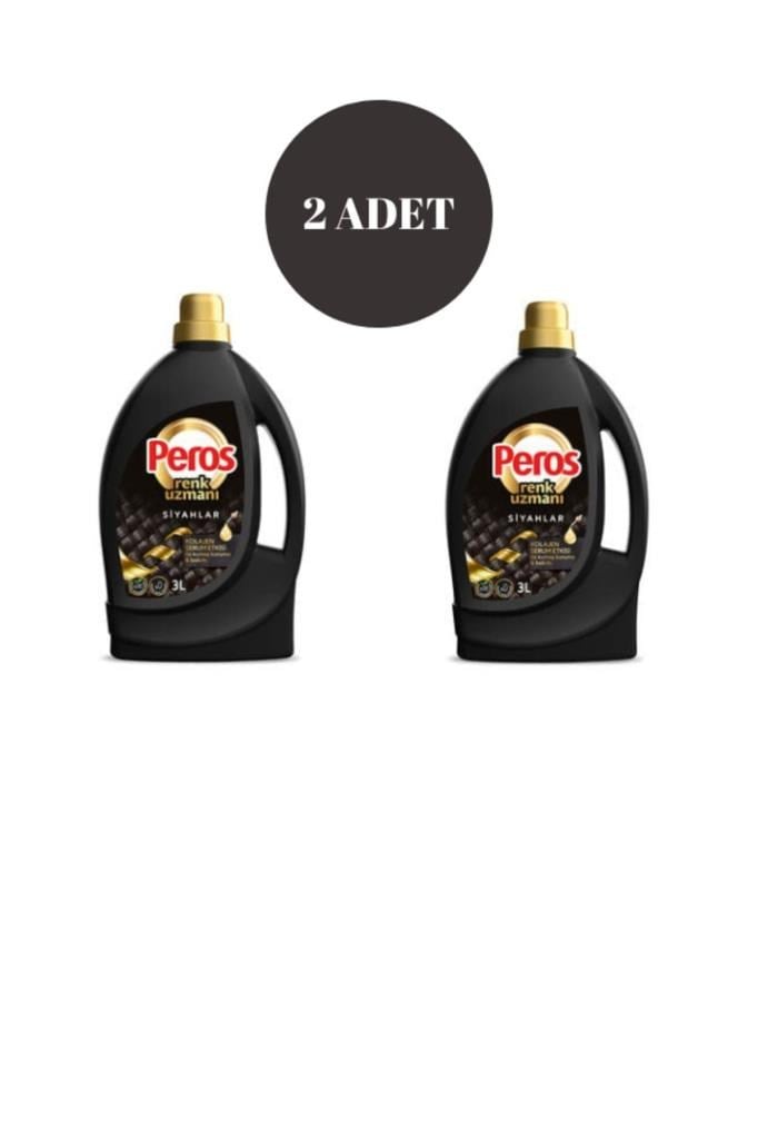 Peros Renk Uzmanı Kolajen Serum Etkisi Siyahlar için Sıvı Deterjan 2 x 3 L
