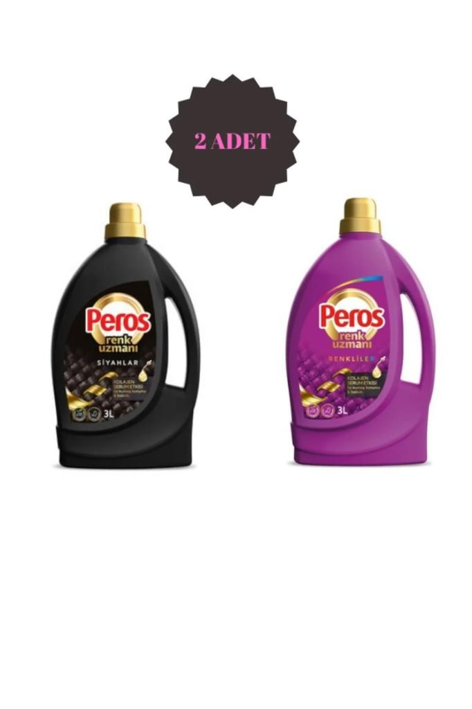 Peros Renk Uzmanı Renkliler & Siyahlar Kolejan Serum Etkisi Ile Kumaş Koruma & Bakım 2 X 3 Lt