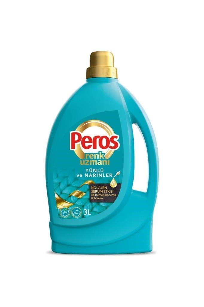 Peros Sıvı Deterjan Narinler Turkuaz 4x3L