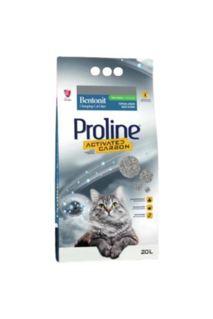 Pro Line Aktif Karbonlu Topaklanan Kedi Kumu 20 Lt
