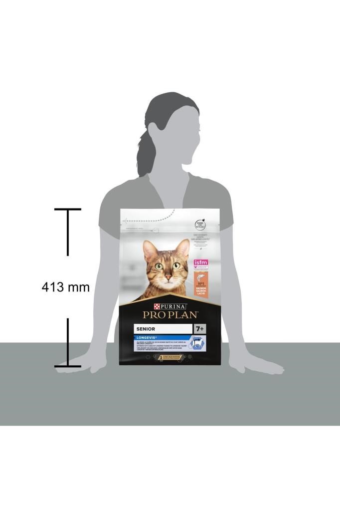 Pro Plan Original Senior +7 Somonlu Yaşlı Kedi Maması 3 Kg