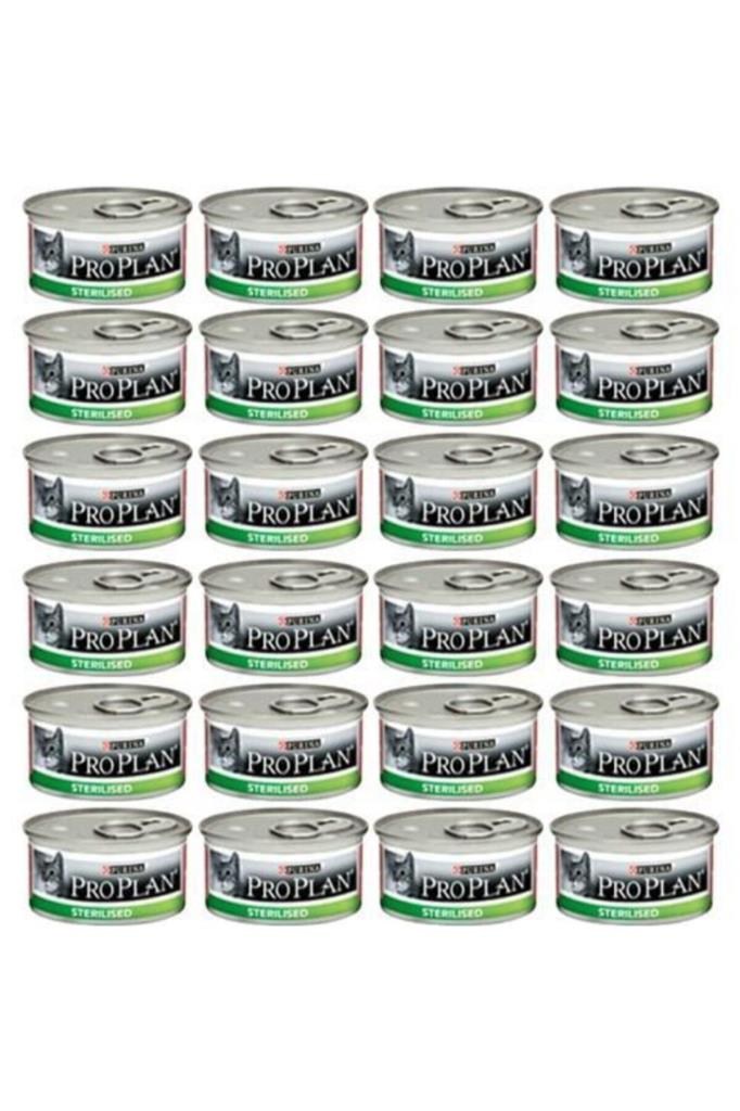Pro Plan Sterilised Somonlu Kısırlaştırılmış Kedi Konservesi 85 Gr X 24 Adet