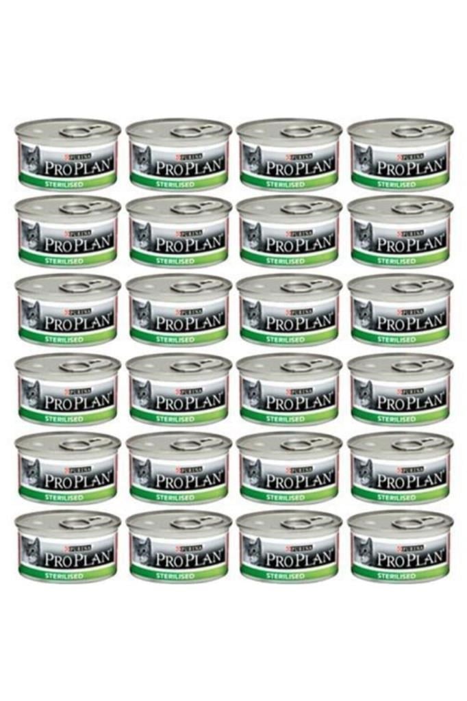 Pro Plan Sterilised Somonlu Kısırlaştırılmış Kedi Konservesi 85 Gr X 24 Adet
