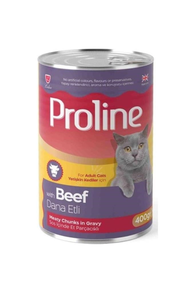 PROLINE Beef Kedi Konserve Soslu