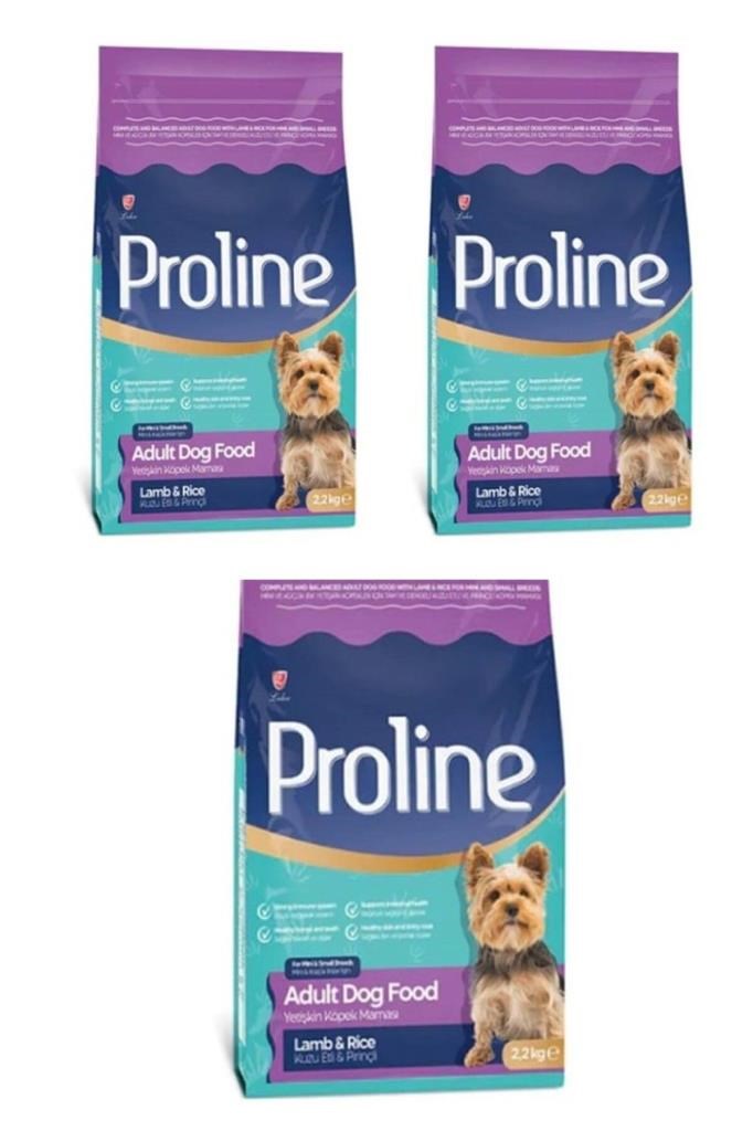 Proline Küçük Irk Kuzulu Pirinçli Yetişkin Köpek Maması 2.2 kg (3 adet)