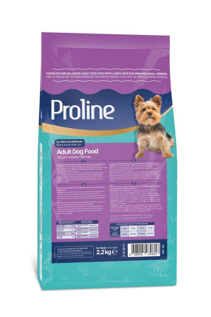 Proline Proline Mini & Küçük Irk Kuzu Etli Yetişkin Köpek Maması 2.2 Kg