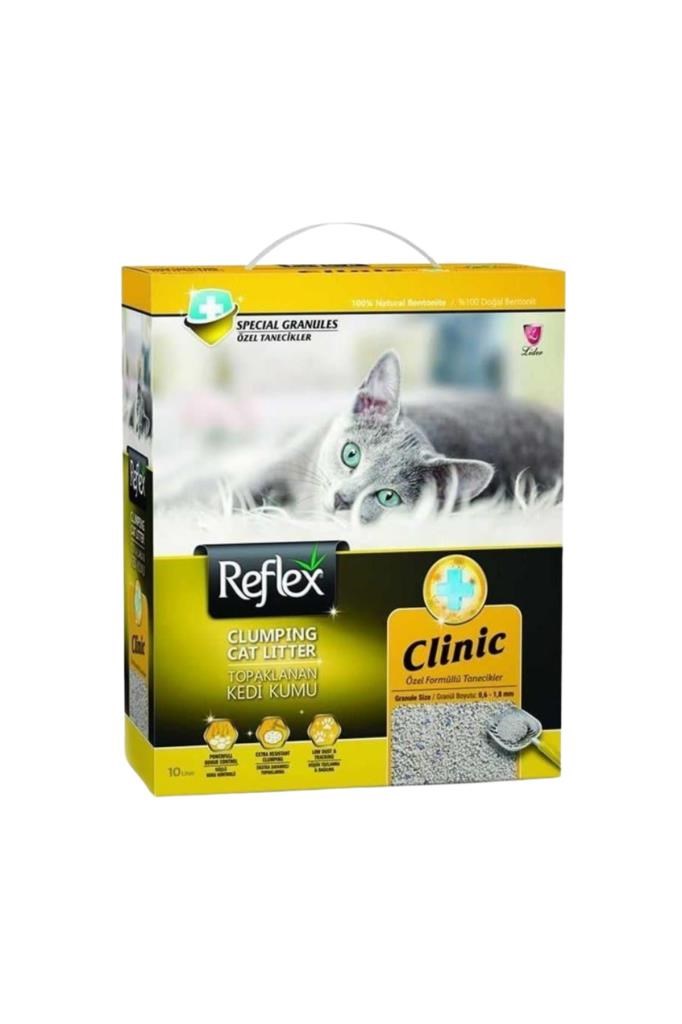 Reflex Clinic Özel Tanecik Formüllü Süper Hızlı Topaklanan Kedi Kumu 10lt