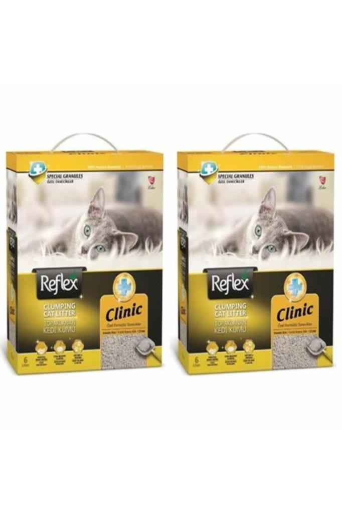 Reflex Klinik Kedi Kumu - 6 lt x 2 Adet