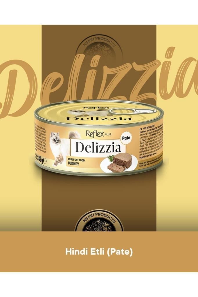 Reflex Plus Delizzia / Sos İçinde Parça Etli Karışık Yetişkin Kedi Maması 85g x 6 Adet
