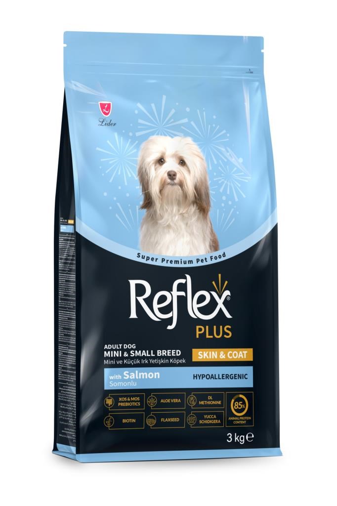 Reflex Plus Hipoalerjenik Mini ve Küçük Irklar için Somonlu Yetişkin Köpek Maması 3 kg