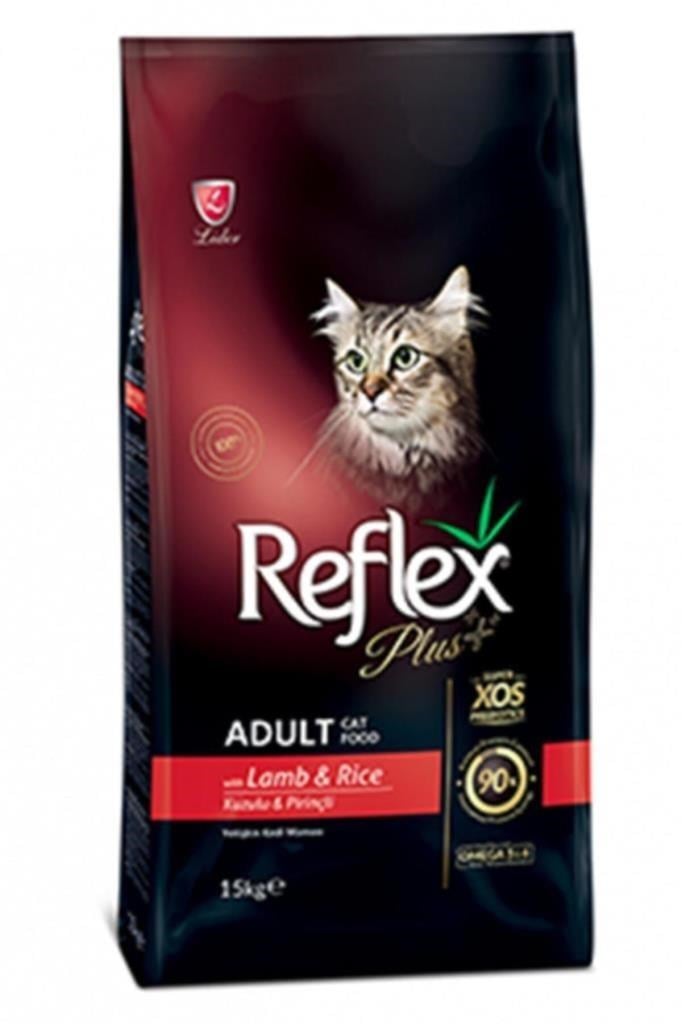 Reflex Plus Kuzu ve Pirinçli Yetişkin Kedi Maması 15 Kg