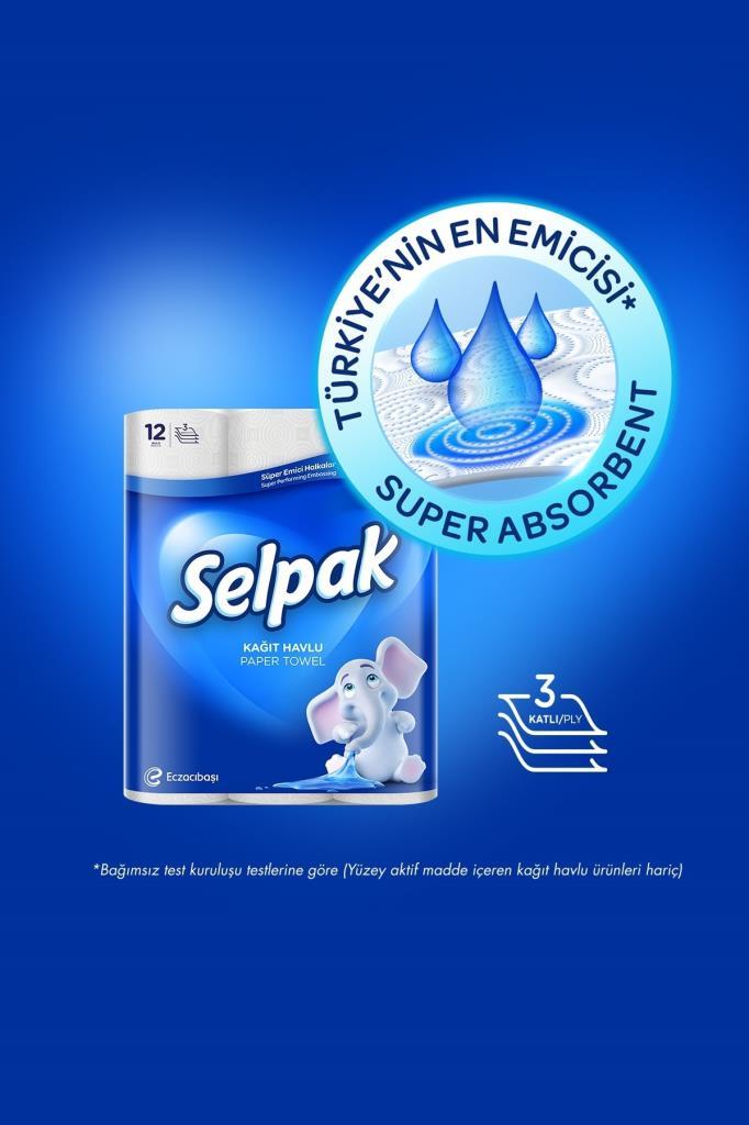 Selpak Kağıt Havlu 12'li