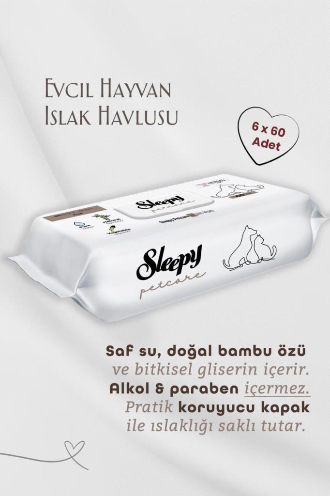 Sleepy 6 AL 5 Öde Evcil Hayvan Mendili