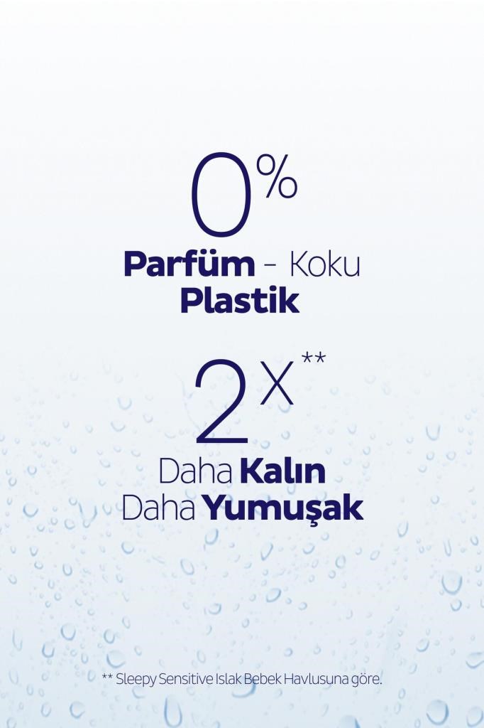 Sleepy Aquacare H2O Yenidoğan Islak Bebek Havlusu 8x50
