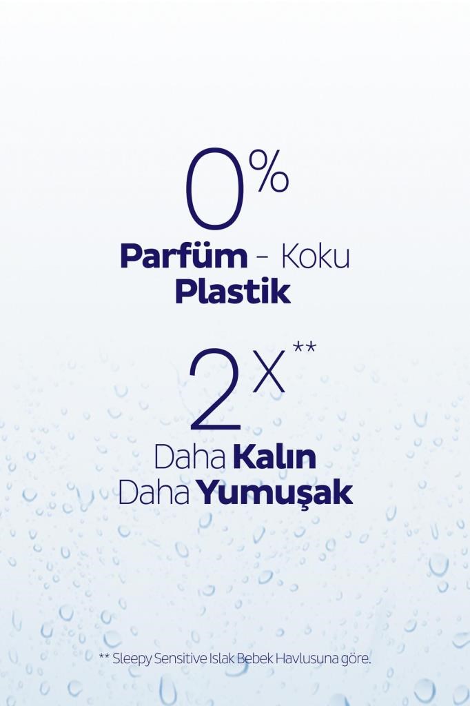 Sleepy Aquacare H2O Yenidoğan Islak Bebek Havlusu 2x50