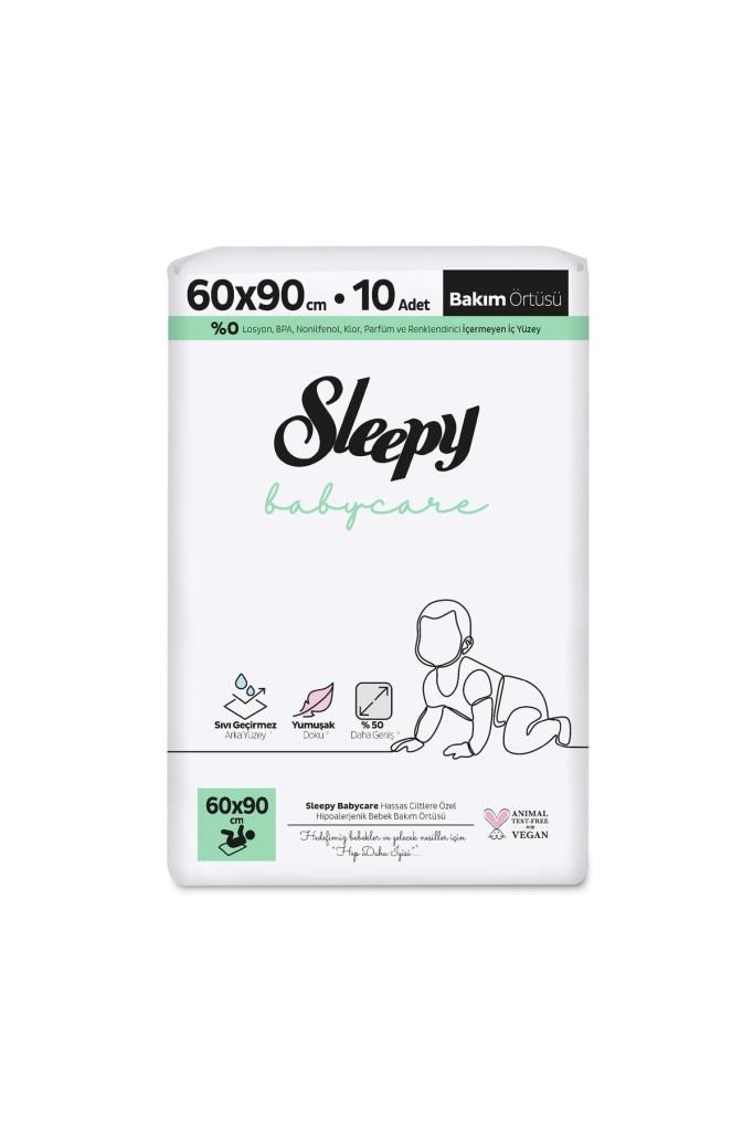 Sleepy Babycare Bebek Bakım Örtüsü 60x90 cm 10 Adet
