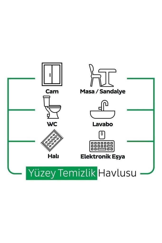 Sleepy Easy Clean Arap Sabunu Çamaşır Suyu Katkılı Yüzey Temizlik Havlusu&mendili (200 YAPRAK)