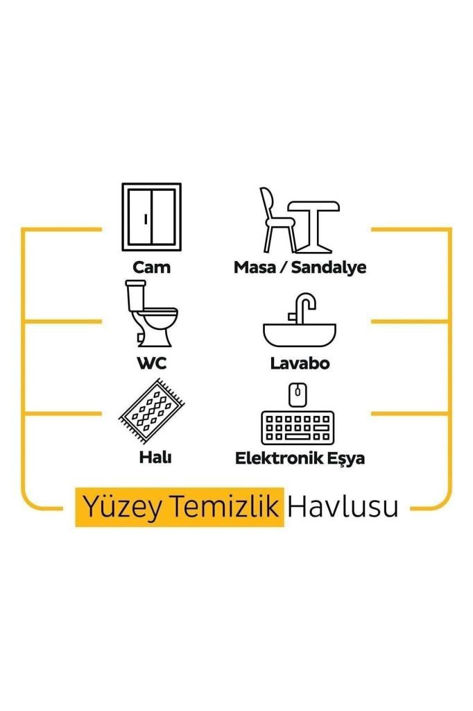 Sleepy Easy Clean Arap Sabunu Katkılı Yüzey Temizlik Havlusu&mendili 3x100 (300 YAPRAK)