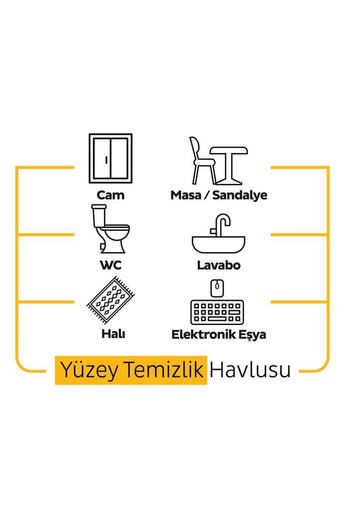 Sleepy Easy Clean Arap Sabunu Katkılı Yüzey Temizlik Havlusu&mendili 6x100 (600 YAPRAK)