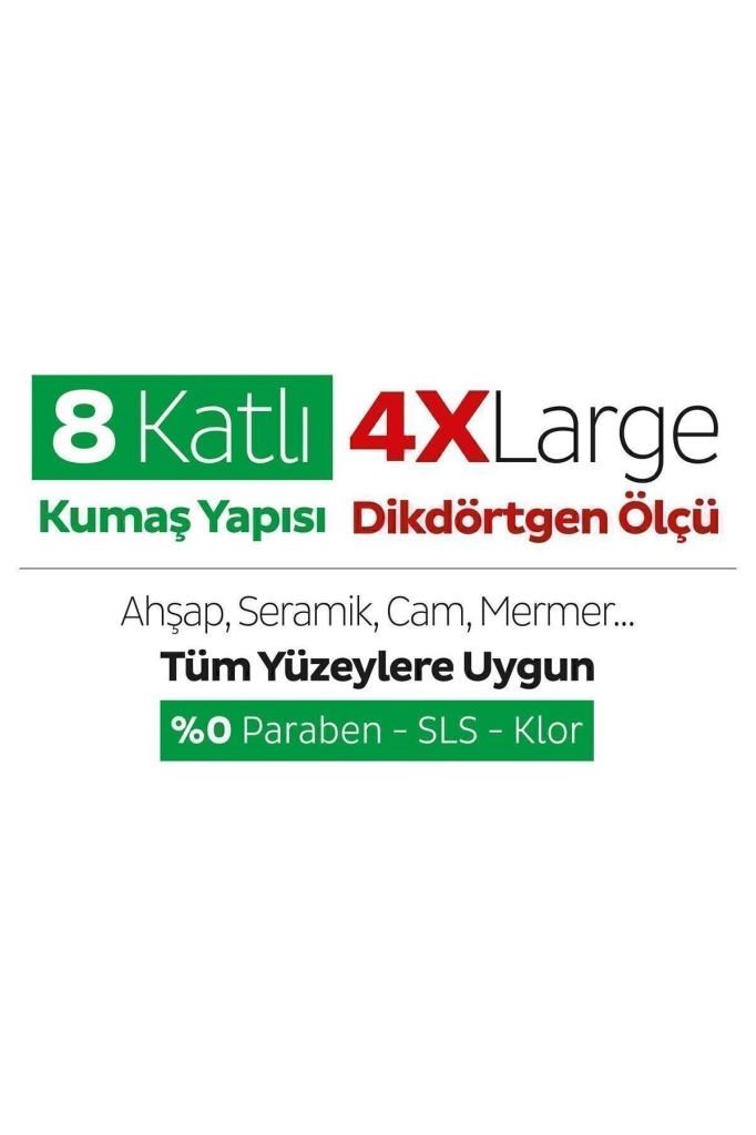 Sleepy Easy Clean Beyaz Sabun Katkılı Mopa Uyumlu Yer Temizlik Havlusu&mendili 6x50 (300 YAPRAK)
