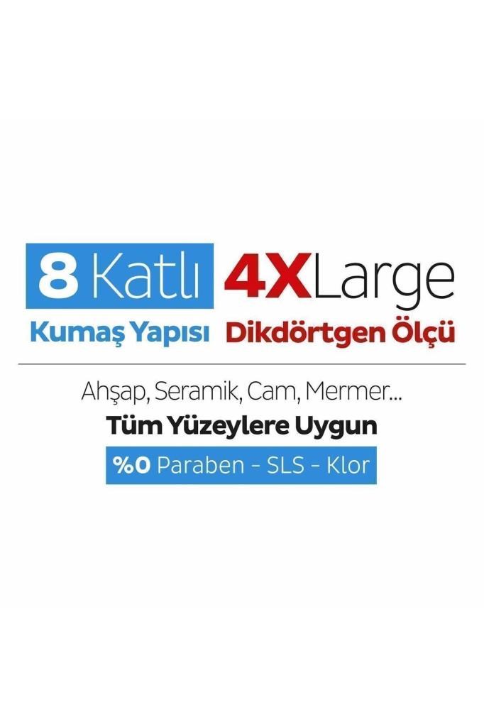 Sleepy Easy Clean Çamaşır Suyu Katkılı Mopa Uyumlu Yer Temizlik Havlusu&mendili 6x50 (300 YAPRAK)