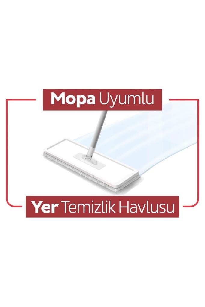 Sleepy Easy Clean Kiraz Çiçeği Mopa Uyumlu Yer Temizlik Havlusu&Mendili 20 Yaprak