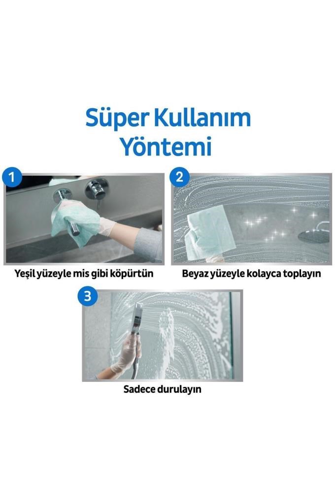 Sleepy Easy Clean Süper Kireç Sökücü Yüzey Temizlik Havlusu&mendili 2x30 (60 YAPRAK)