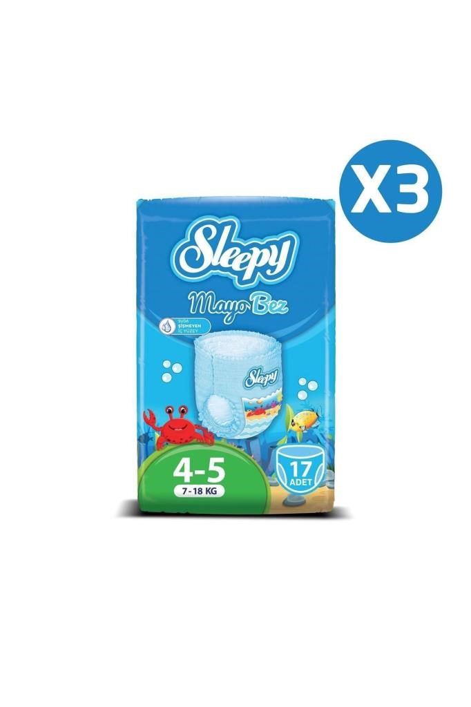 Sleepy Mayo Külot Bez 5 Beden Junior 51 Adet 7-18 Kg