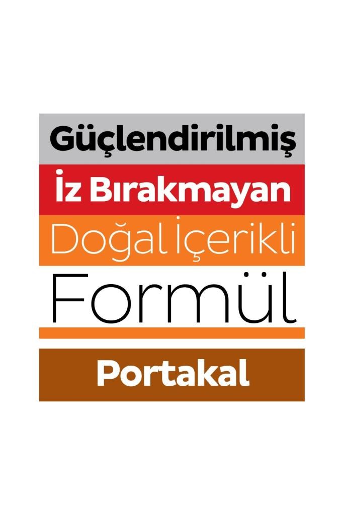 Sleepy Meyve Serisi Yüzey Temizlik Havlusu Mendili Portakal 100 Yaprak