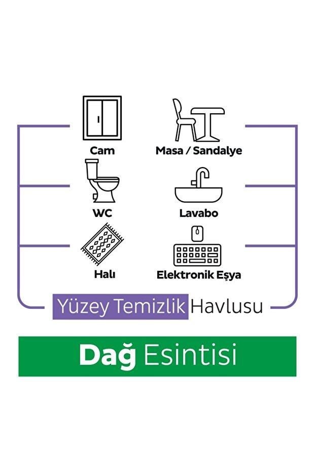 Sleepy Mountain Yüzey Temizlik Havlusu&Mendili Dağ Esintisi 6x100 (600 Yaprak)