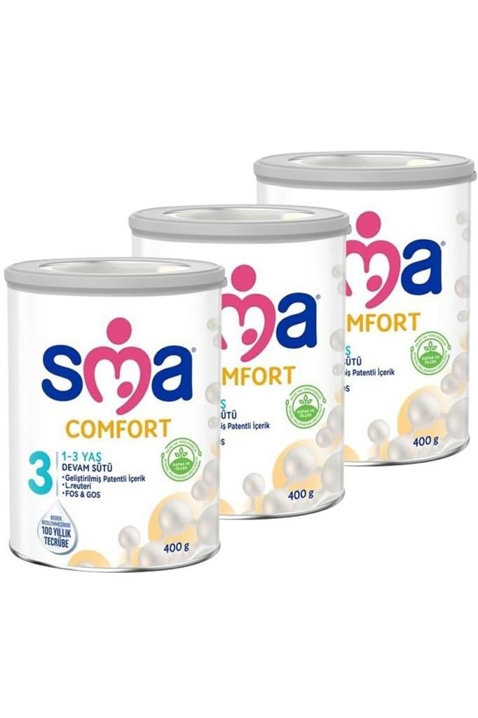 SMA 3 Devam Sütü Comfort 400 Gr X 3 Adet