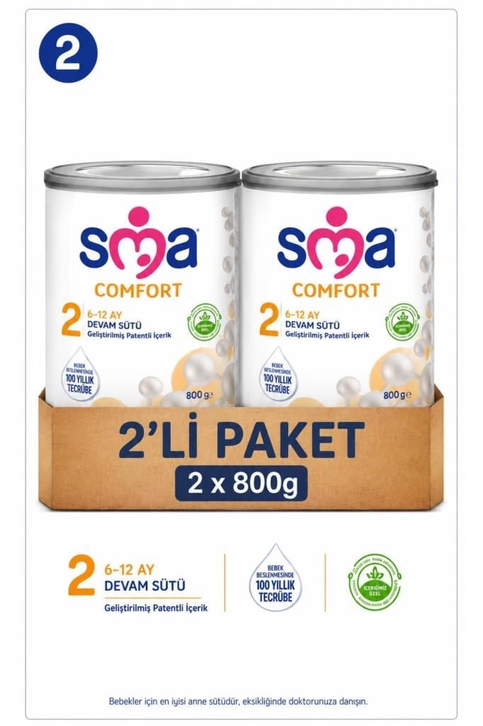 SMA Comfort 2 800 gr x 2 Adet
