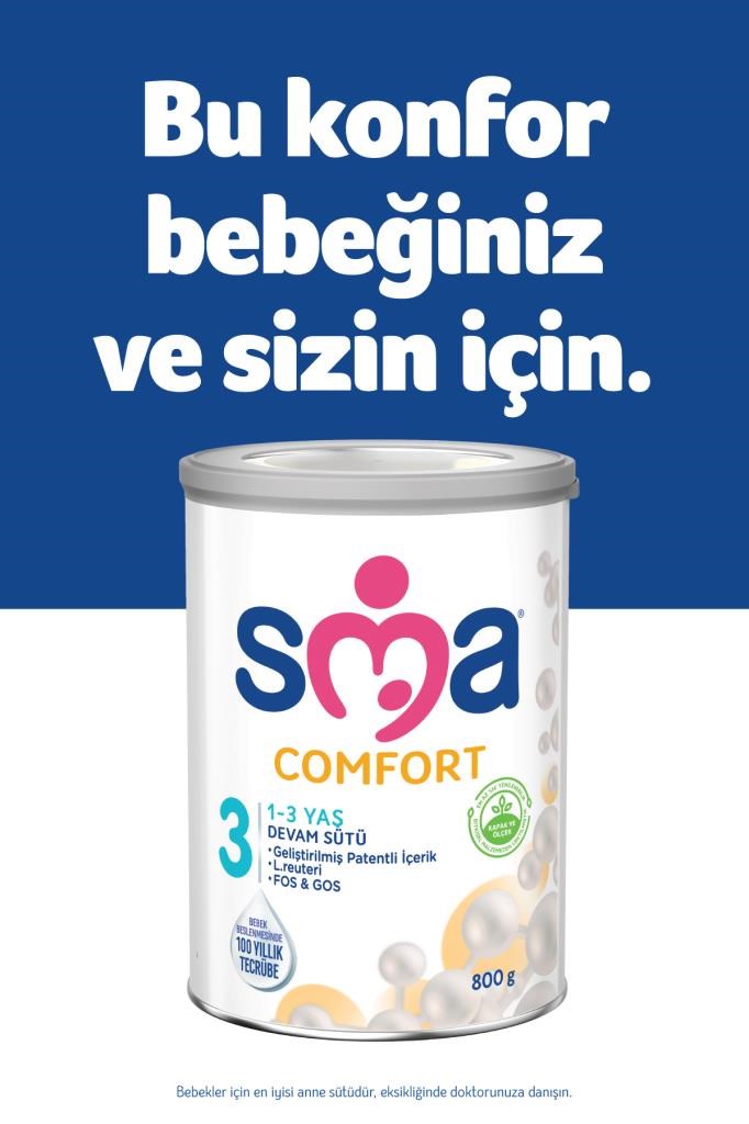 SMA Comfort 3 1-3 Yaş Devam Sütü 800 g
