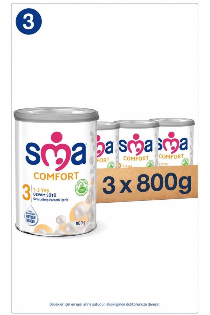 SMA COMFORT 3 800GR 3'LÜ PAKET