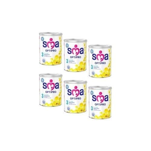 SMA Optipro 3 No 800 Gr 1-3 Yaş Devam Sütü x 6lı 