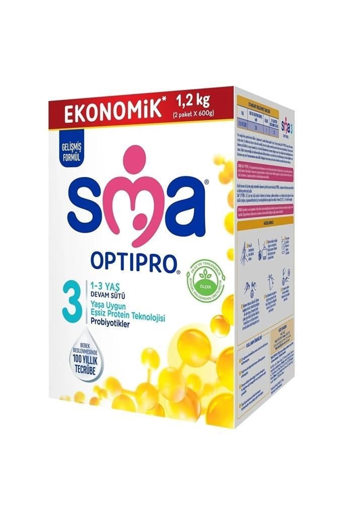 SMA Optipro Probiyotik 3 1- 3 Yaş Devam Sütü 1200 Gr