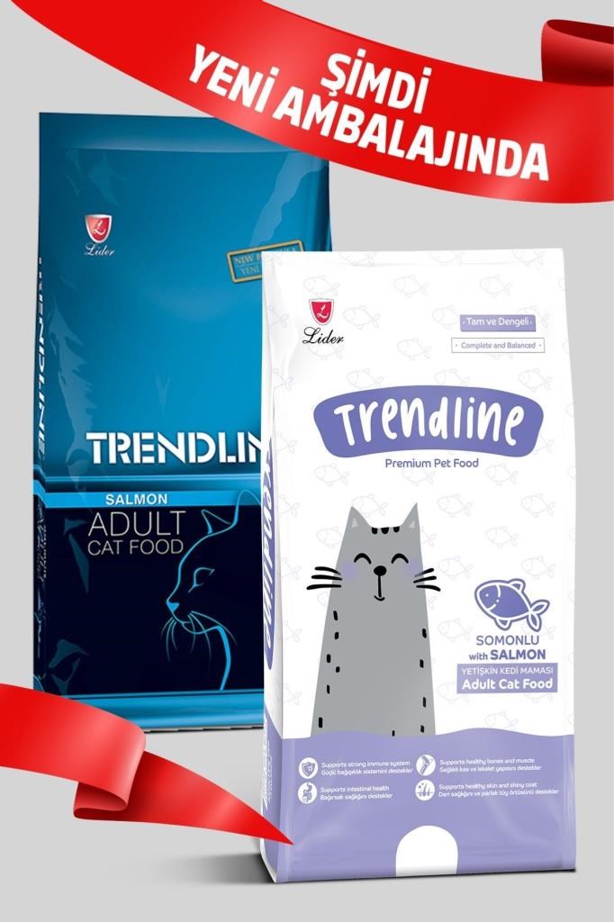 Trendline Somonlu Yetişkin Kedi Maması 1kg