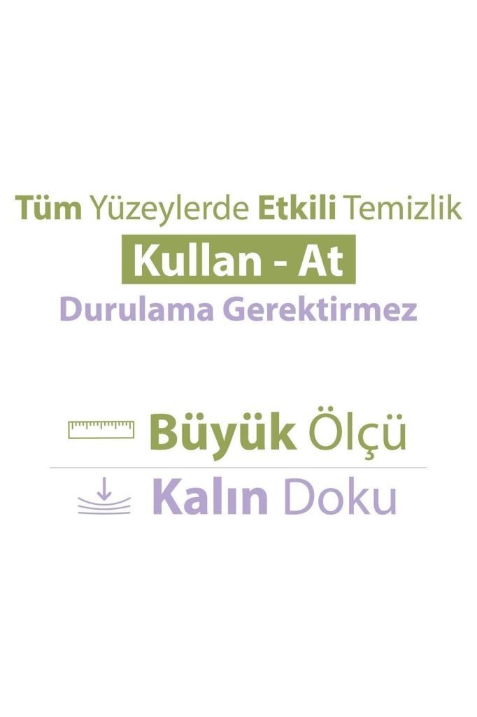Turco Doğadan Pratik Temizlik Turco Doğadan Pratik Yüzey Temizlik Havlusu Lavanta 8x100 (800 YAPRAK)
