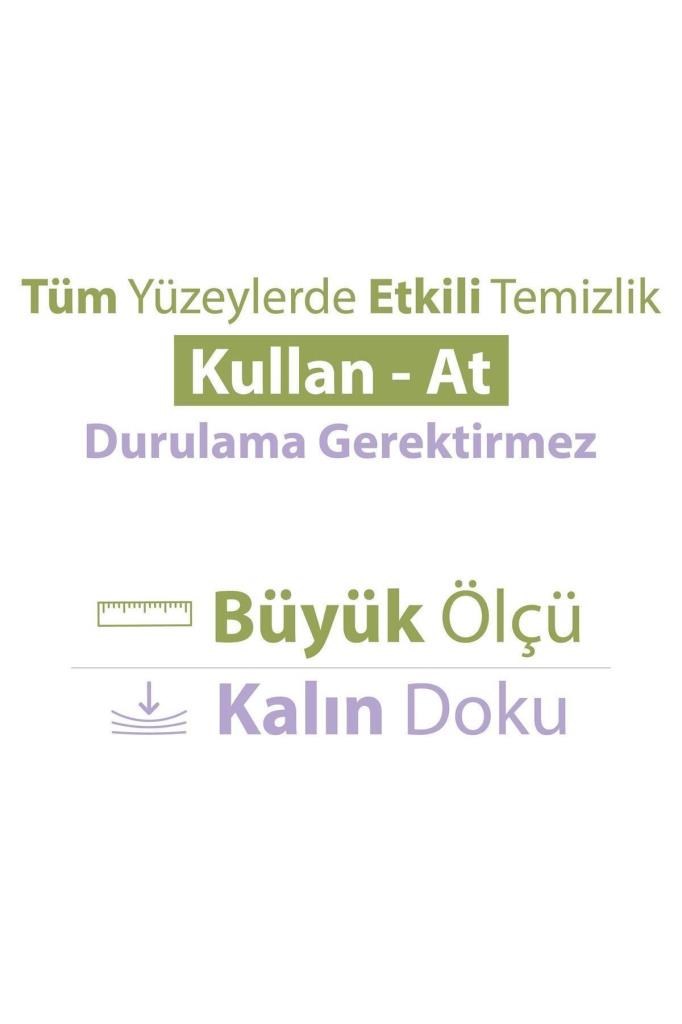 Turco Doğadan Pratik Temizlik Turco Doğadan Pratik Yüzey Temizlik Havlusu Lavanta 8x100 (800 YAPRAK)