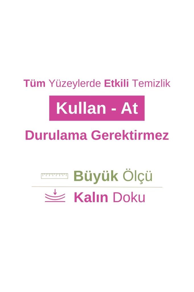 Turco Doğadan Pratik Yüzey Temizlik Havlusu Lotus 100 Yaprak