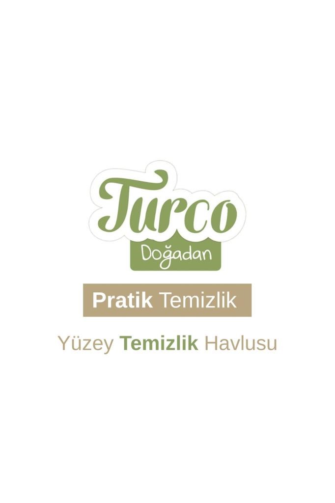 Turco Doğadan Pratik Yüzey Temizlik Havlusu Lotus 100 Yaprak