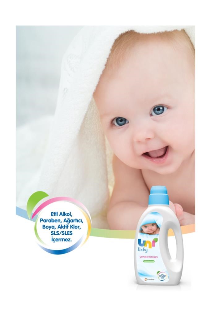 Uni Baby Çamaşır Deterjanı 1500 Ml x 3 Adet