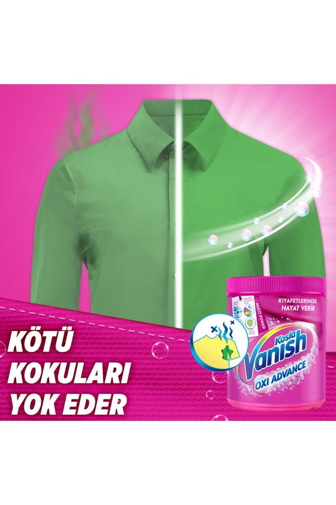 Vanish Kosla Multipower Çamaşır Leke Çıkarıcı Ve Deterjan Güçlendirici Toz 400 gr Renkliler