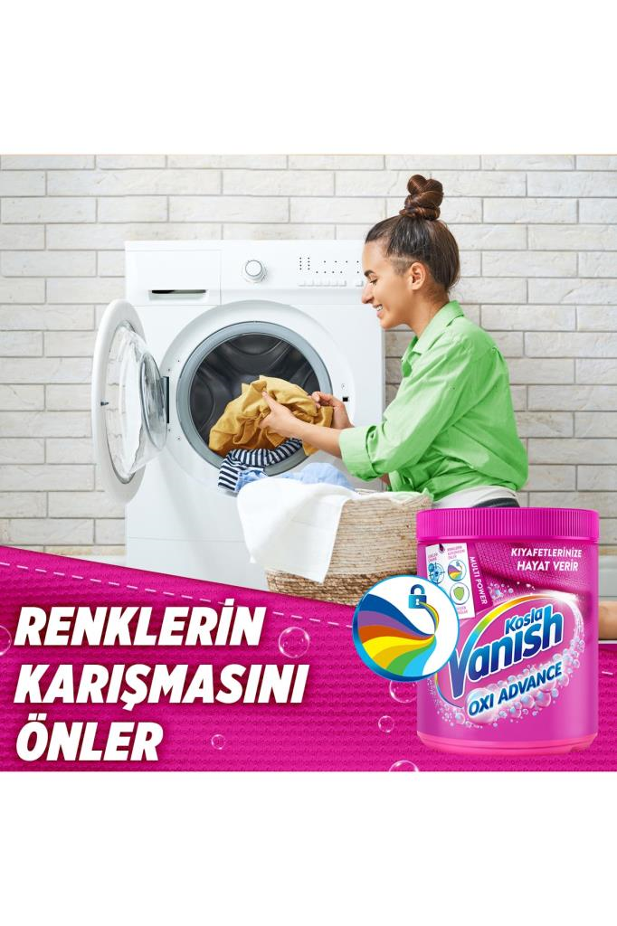 Vanish Kosla Multipower Çamaşır Leke Çıkarıcı Ve Deterjan Güçlendirici Toz 400 gr Renkliler