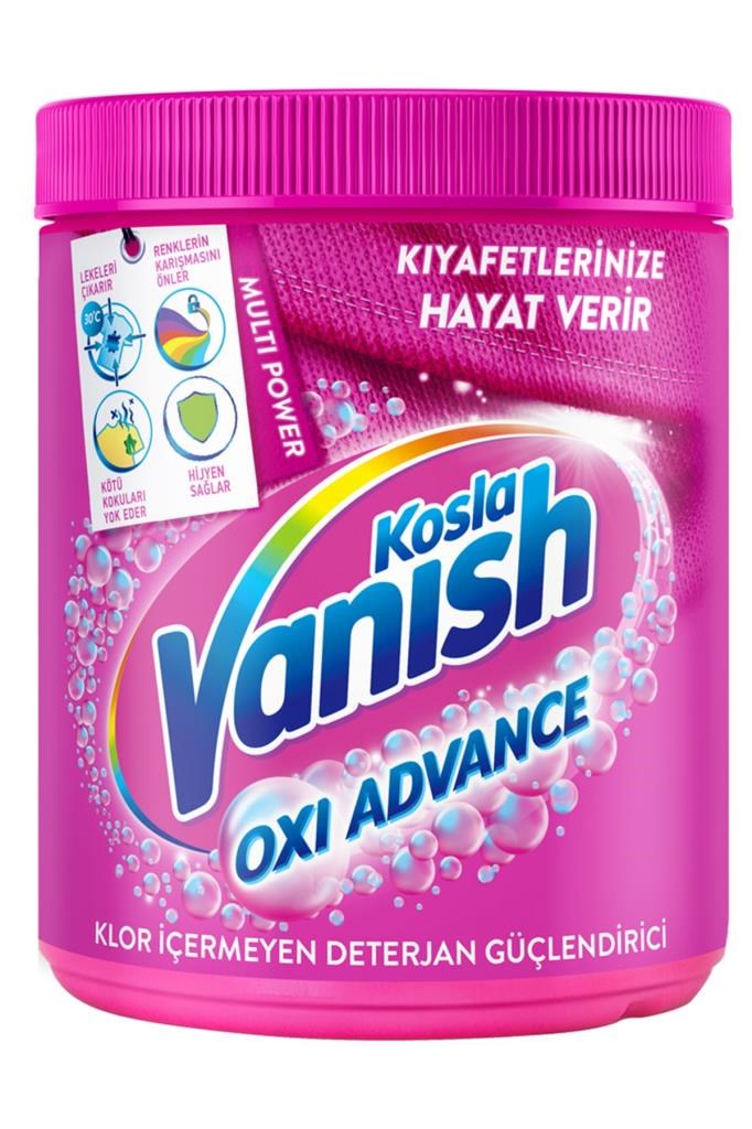 Vanish Kosla Multipower Çamaşır Leke Çıkarıcı Ve Deterjan Güçlendirici Toz 400 gr Renkliler