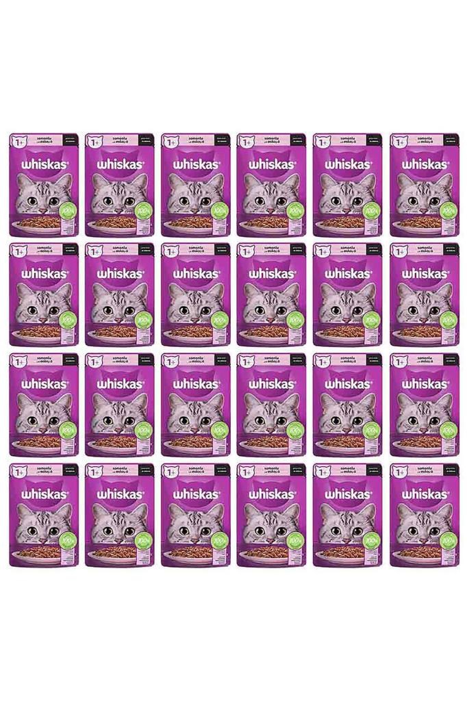 Whiskas Somonlupoşet Yaş Mama 85 gr 24x