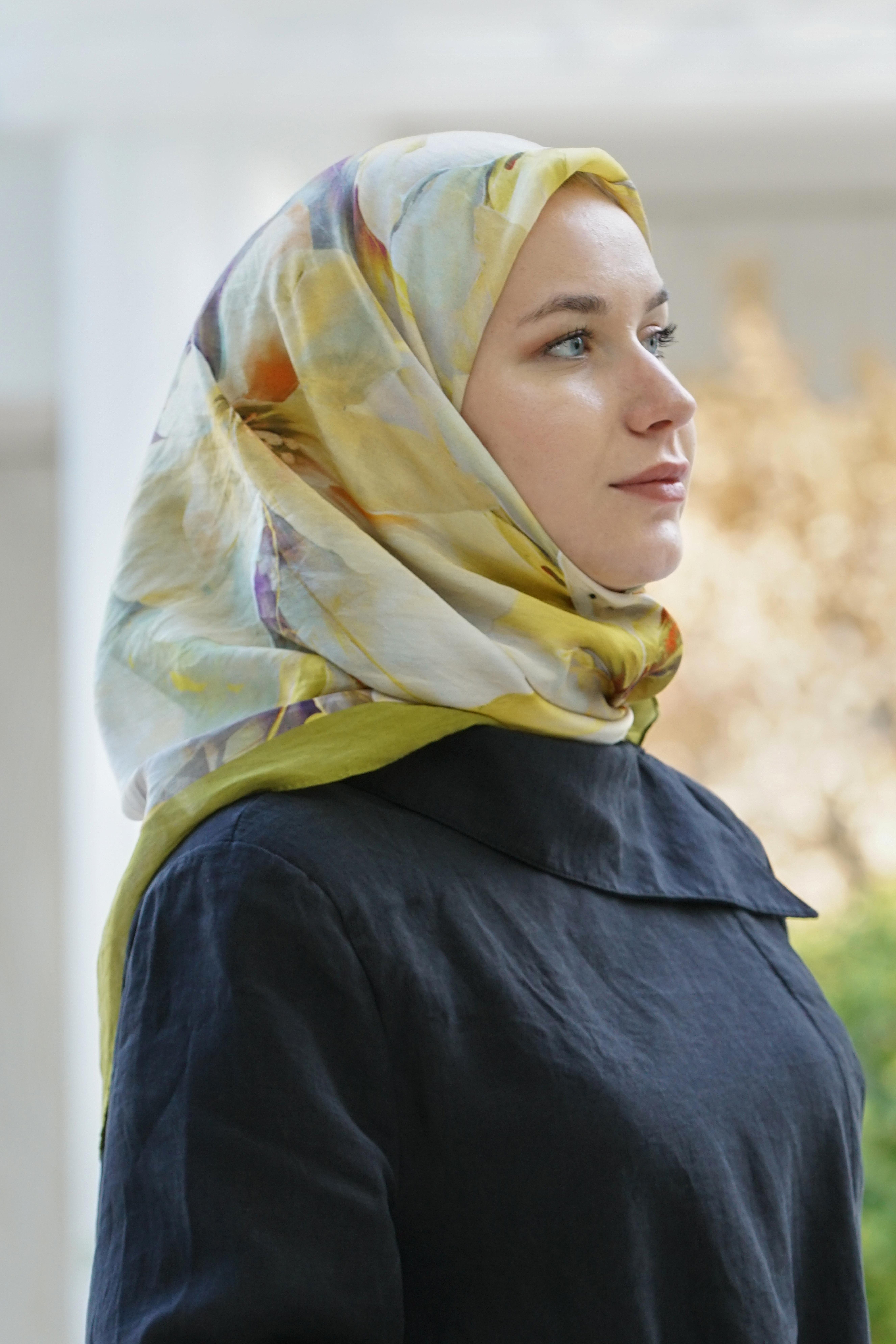 Loryan Scarf  Dıamond Elisa Eşarp - Fıstık Yeşil