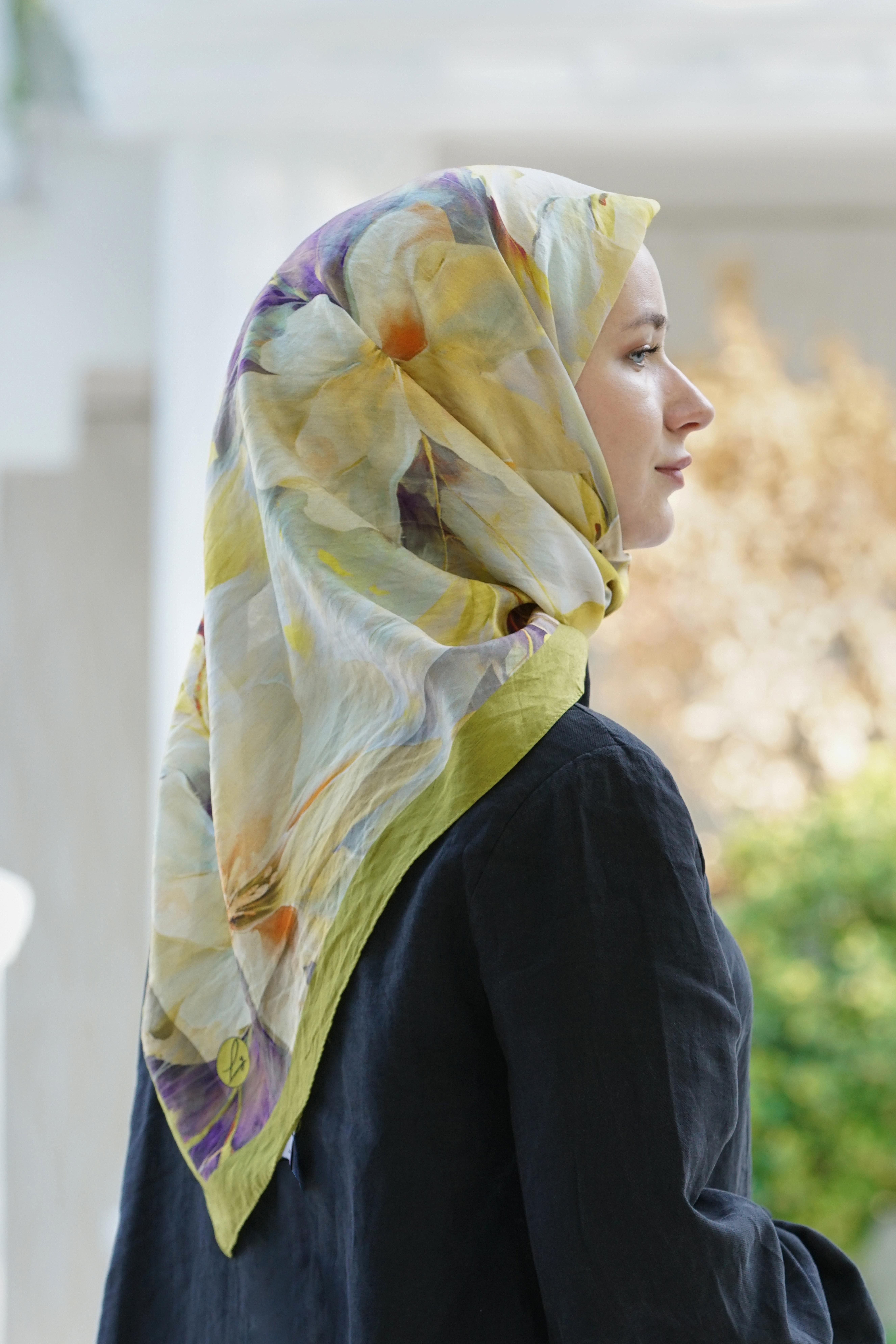 Loryan Scarf  Dıamond Elisa Eşarp - Fıstık Yeşil